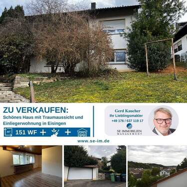 Bild 1 - Schönes Haus mit Traumaussicht, Einliegerwohnung, schönem Garten und Garage zu verkaufen!!