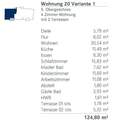 Flächenübersicht WE 20 Var. 1 - 