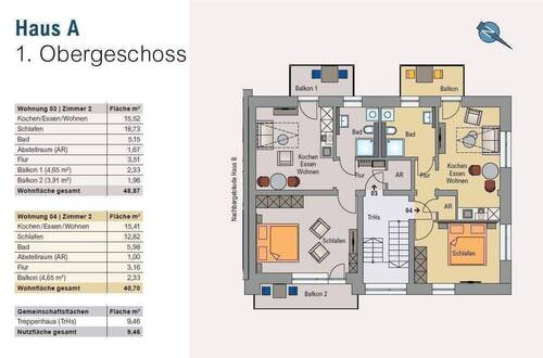 Weitere Wohnungen / Wohnung 03 + 04 - 