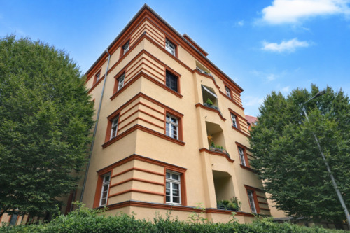 Hausansicht - 3 Zimmer Etagenwohnung in Leipzig