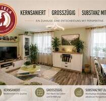 TOP saniert! DG-Wohnung mit 2 Stellplätzen & großen Gauben - ideal für Eigennutzer & Anleger - Bibertal Kissendorf
