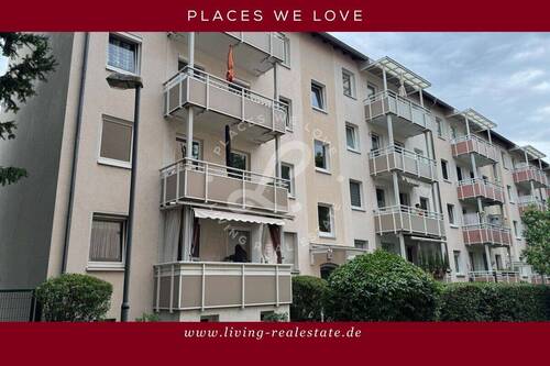 Außenansicht - Gepflegte 2 Zi.-Wohnung mit guter Raumaufteilung EBK + Balkon