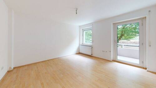 Wohnzimmer - Etagenwohnung mit 49,00 m&sup2; in Frankfurt am Main / Niederrad zum Kaufen