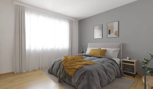 Ein komfortables Schlafzimmer - 3 Zimmer Etagenwohnung in Bensheim