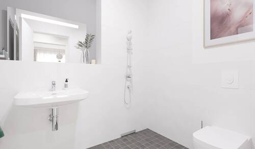 Eine bodengleiche Dusche - 