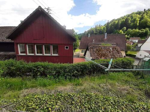 Außenansicht vom Garten aus - 5 Zimmer Doppelhaushälfte zum Kaufen in Altoberndorf