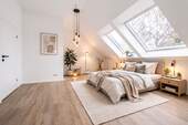 Schlafzimmer - Terrassenwohnung mit 118,00 m&sup2; in Krummhörn zum Kaufen