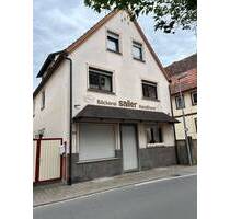 Charmantes Einfamilienhaus mit ehemaliger Ladeneinheit, Atelier & Freisitz in Gerlachsheim - Lauda-Königshofen / Gerlachsheim