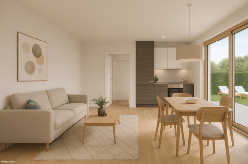 Wohnzimmer Beispielfoto - 3 Zimmer Etagenwohnung zum Kaufen in Beckum