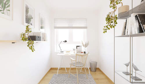 Helles und freundliches Arbeitszimmer - 5 Zimmer Doppelhaushälfte zum Kaufen in Wülfrath