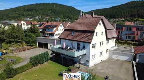 Ansicht - 7 Zimmer Mehrfamilienhaus, Wohnhaus in Wurmlingen