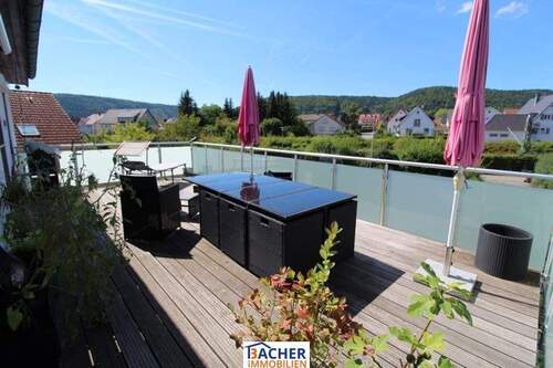 Terrasse - Mehrfamilienhaus, Wohnhaus mit 185,00 m&sup2; in Wurmlingen zum Kaufen