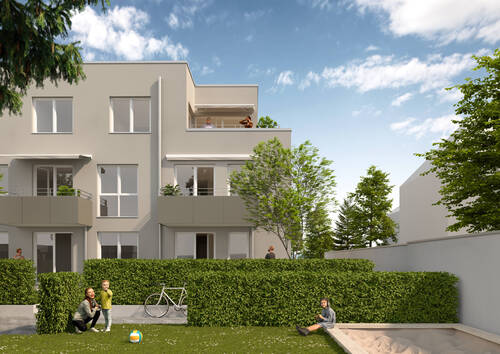 Sonnige Privatgärten - 3 Zimmer Etagenwohnung in Fürth