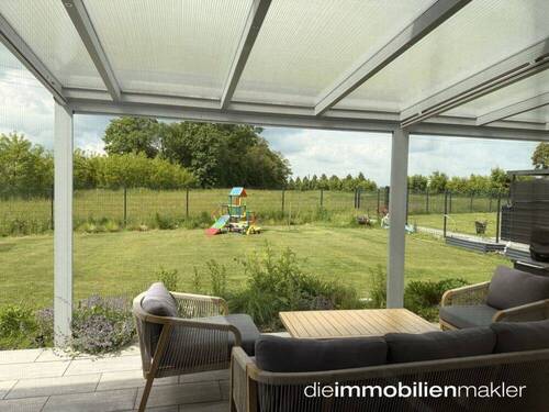 Terrasse - Einfamilienhaus mit 175,00 m&sup2; in Luckau zum Kaufen