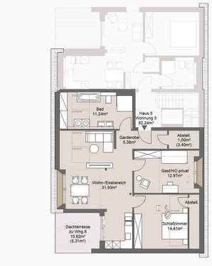 Bild 2 - Etagenwohnung mit 82,20 m&sup2; in Grafing bei München zum Kaufen