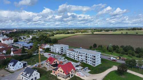 Drohnenaufnahme - großzügige 3-Zimmer-Wohnung in Günzburg zu verkaufen