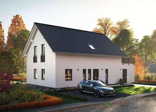 Hausansicht - 6 Zimmer Einfamilienhaus zum Kaufen in Borna