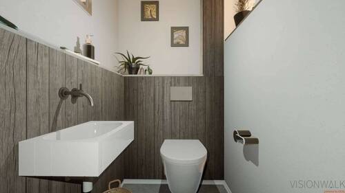 Gäste-WC - 4 Zimmer Einfamilienhaus zum Kaufen in Bechhofen
