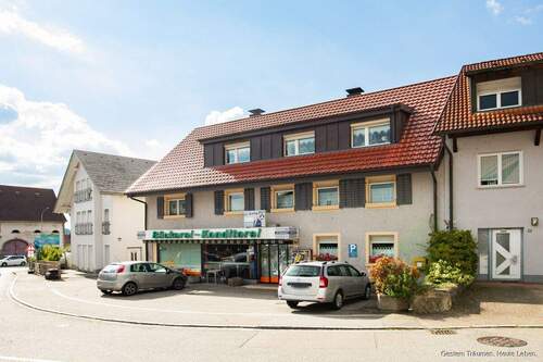 Straßenansicht - Wohn- und Geschäftshaus mit vielseitigem Nutzungspotenzial in Toplage von Schwörstadt