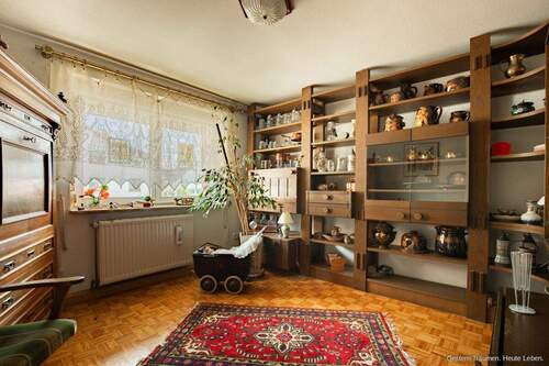 Schlafzimmer Erdgeschoss - Mehrfamilienhaus, Wohnhaus zum Kaufen in Schwörstadt