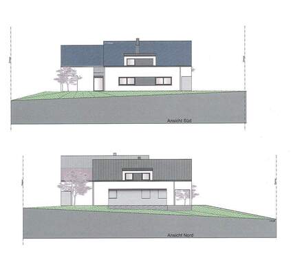 Ansicht Nord-Süd - 