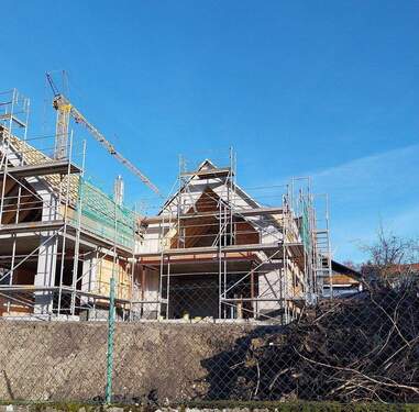 Ansicht Gartenseite - Einfamilienhaus in Weiler hochwertige Bauweise zu verkaufen Ruhige Lage mit unverbaubarer Sicht ins Grüne Fertigstellung Herbst 2026