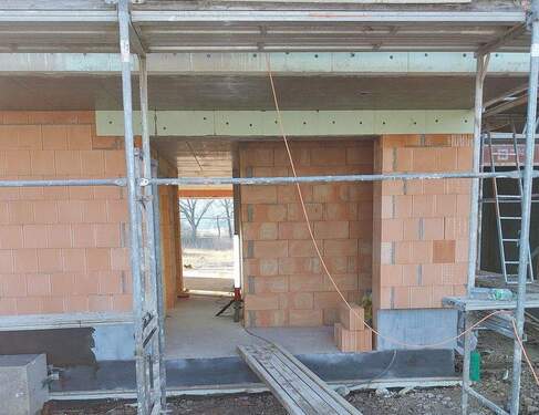 Hauseingang - Doppelhaushälfte mit 141,00 m&sup2; in Moos zum Kaufen