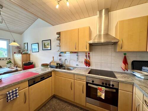 Einbauküche mit Einbaugeräten - Etagenwohnung mit 66,20 m&sup2; in Waldshut-Tiengen zum Kaufen