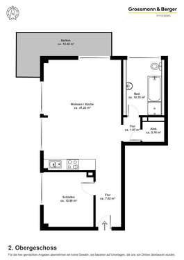 2. Obergeschoss - Etagenwohnung mit 82,20 m&sup2; in Hamburg zum Kaufen