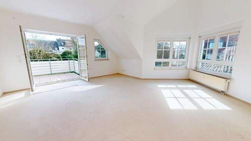 Wohnzimmer - Eleganter 2-Zi. Wohntraum in Toplage von Dreieichenhain! Mit 360 Grad Rundgang!