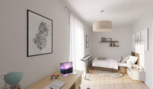 Das Kinderzimmer bietet Ihrem Kind Raum zur Entfal - Etagenwohnung mit 80,40 m&sup2; in Düsseldorf zum Kaufen