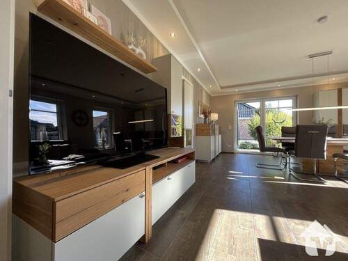 Wohnzimmer - Bungalow mit 101,10 m&sup2; in Dohren zum Kaufen