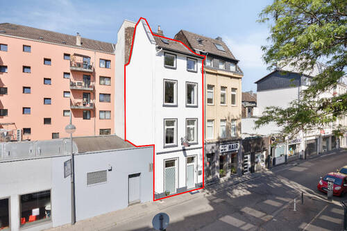 Frontansicht - 4 Zimmer Mehrfamilienhaus, Wohnhaus zum Kaufen in Köln / Altstadt-Nord