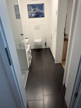 Badezimmer - Etagenwohnung mit 101,50 m&sup2; in Montabaur zur Miete