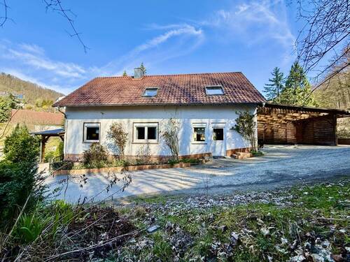 Hausansicht II - 6 Zimmer Mehrfamilienhaus, Wohnhaus zum Kaufen in Laudenbach
