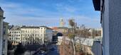 Blick vom Balkon - Provisionsfrei: 2-Zimmer-Wohnung 5. Etage mit Balkon und Blick auf den Rathausturm Spandau
