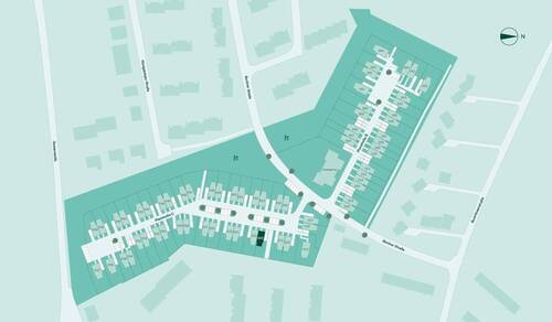 Lage des Doppelhauses im Quartier - 