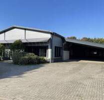 Hochwertige Lager-Produktionshalle, mit modernem und großem Betriebsleiterwohnhaus (provisionsfrei) - Friesoythe