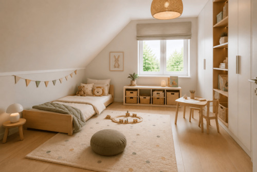 Kinderzimmer 1 Visualisierung - 