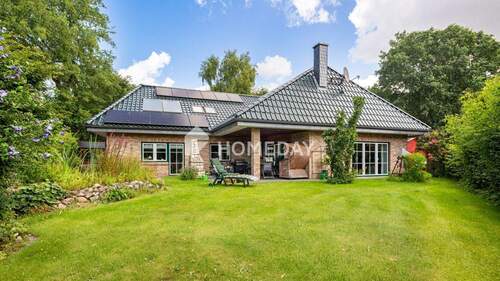 Außenansicht 1 - Stilvoller Bungalow mit Effizienzklasse A und Wohlfühlambiente