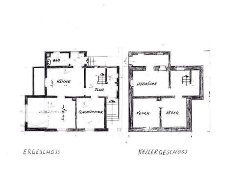 Erdgeschoß und Keller - 
