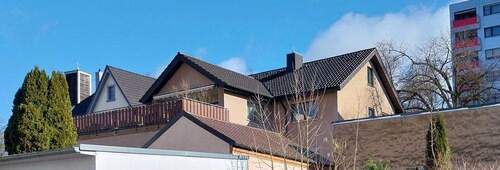 Ansicht Rückseite - 4 Zimmer Mehrfamilienhaus, Wohnhaus zum Kaufen in Singen / Hohentwiel