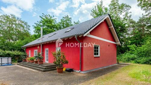 Außenansicht 1 - Privatsphäre pur: Idyllisches Anwesen in Alleinlage - 6.500 m² Grundstück & 198 m² Wohnhaus