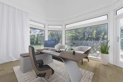 Visualisierung Arbeitszimmer - 
