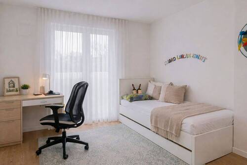 Schlafzimmer_gestagt - 2 Zimmer Etagenwohnung in Fürstenfeldbruck