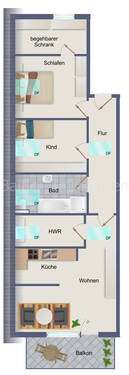Wohnung No. 5 - Etagenwohnung mit 84,70 m&sup2; in Timmendorfer Strand / Niendorf zum Kaufen