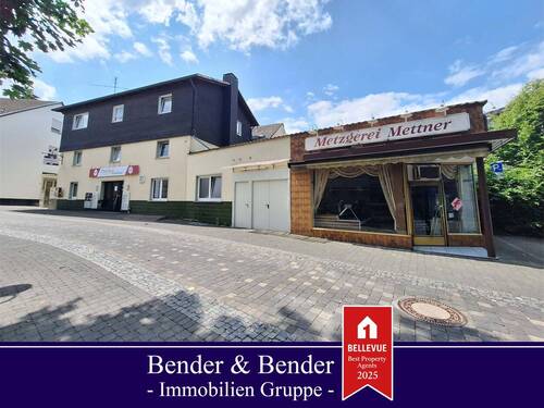 Straßenansicht - Wohn- und Geschäftshaus mit 4 Einheiten in zentraler Lage von Waldbröl!