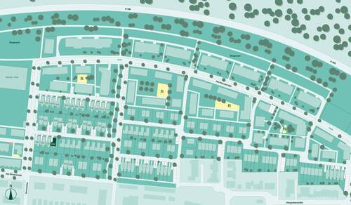 Lage des Reihenhauses im Quartier - 