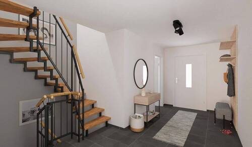 Heller und freundlicher Eingangsbereich - 5 Zimmer Reihenmittelhaus zum Kaufen in Langen