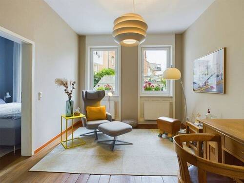 Wohnbereich - 2 Zimmer Etagenwohnung in Stuttgart